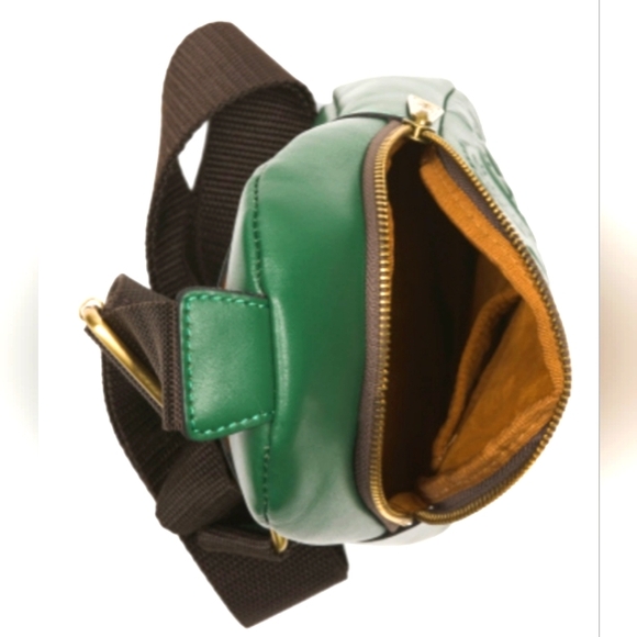 NWT Patricia Nash Marisol Tooled Leather sling bag, Soft Green - Picture 5 of 10